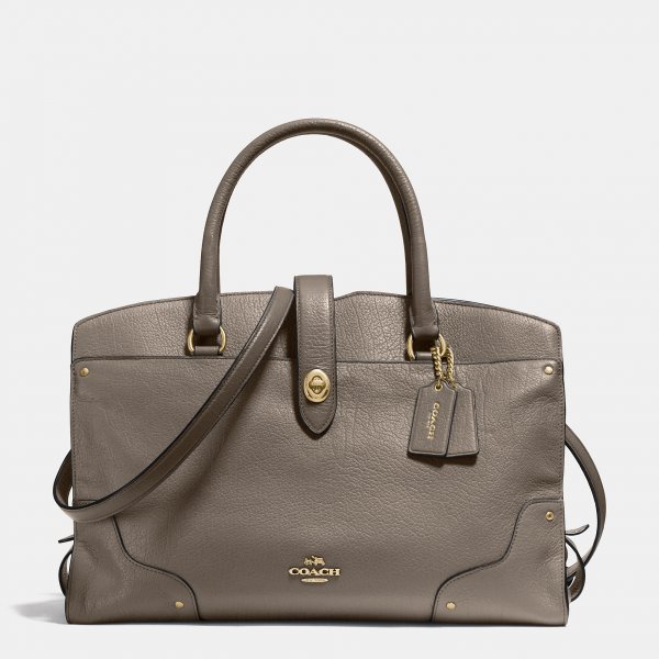 Fashion Coach Mercer Satchel In Grain Leather | Coach Outlet Canada