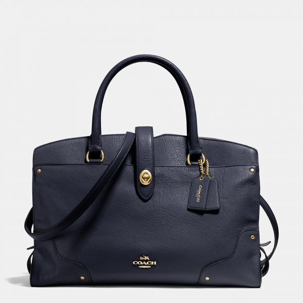 Coach Mercer Satchel In Grain Leather | Coach Outlet Canada
