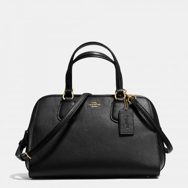 New Leather Coach Nolita Satchel In Pebble Leather | Coach Outlet Canada