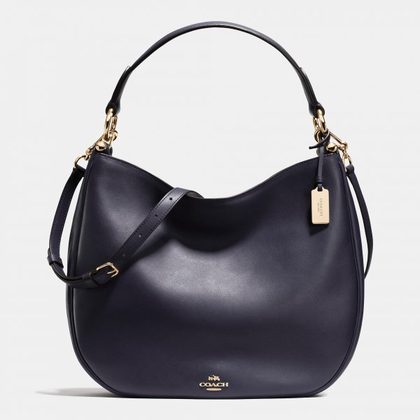 Embossing Coach Nomad Hobo In Glovetanned Leather | Coach Outlet Canada