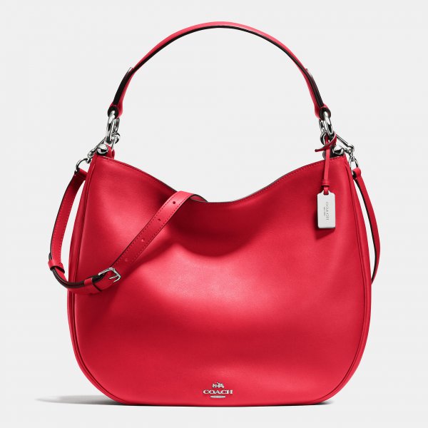 Luxury Handbags Coach Nomad Hobo In Glovetanned Leather | Coach Outlet Canada - Click Image to Close